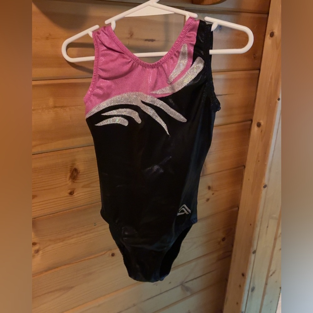 Alpha Factor Girls Gymnastics Leotard - Size CME (7 - 8 Girls)